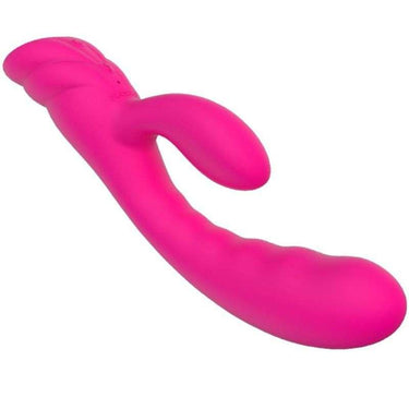 Vibratore Ricaricabile con Riscaldamento e Coniglio – 7 Vibrazioni Rosa